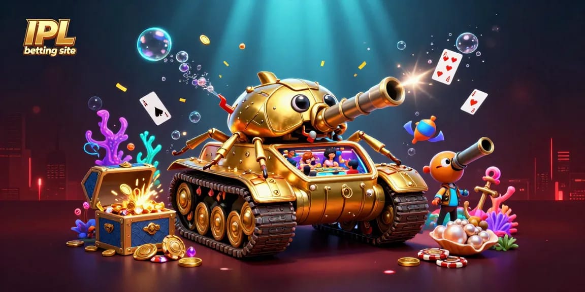 Experience thrilling gameplay at the IPL betting site with a vibrant casino illustration, showcasing action and excitement.