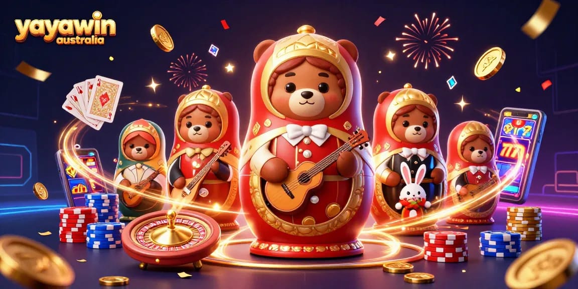 Experience the excitement of yayawin australia with vibrant casino characters and dynamic gaming elements.