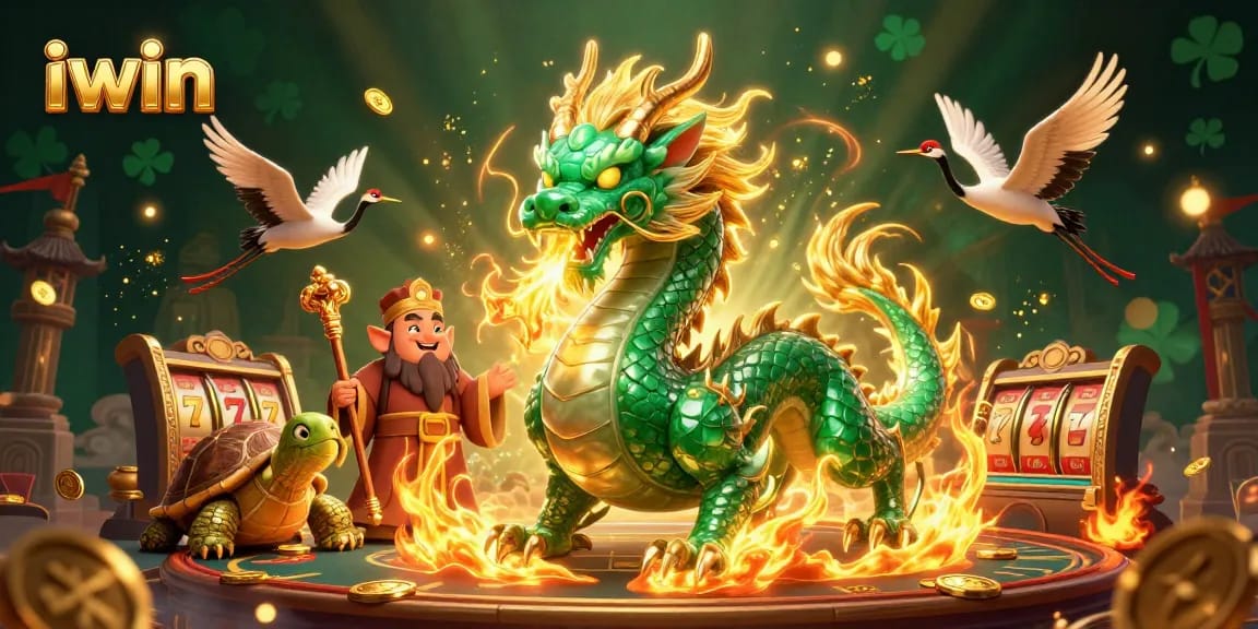 Experience thrilling play at iwin with a vibrant 3D casino illustration featuring enchanting characters.