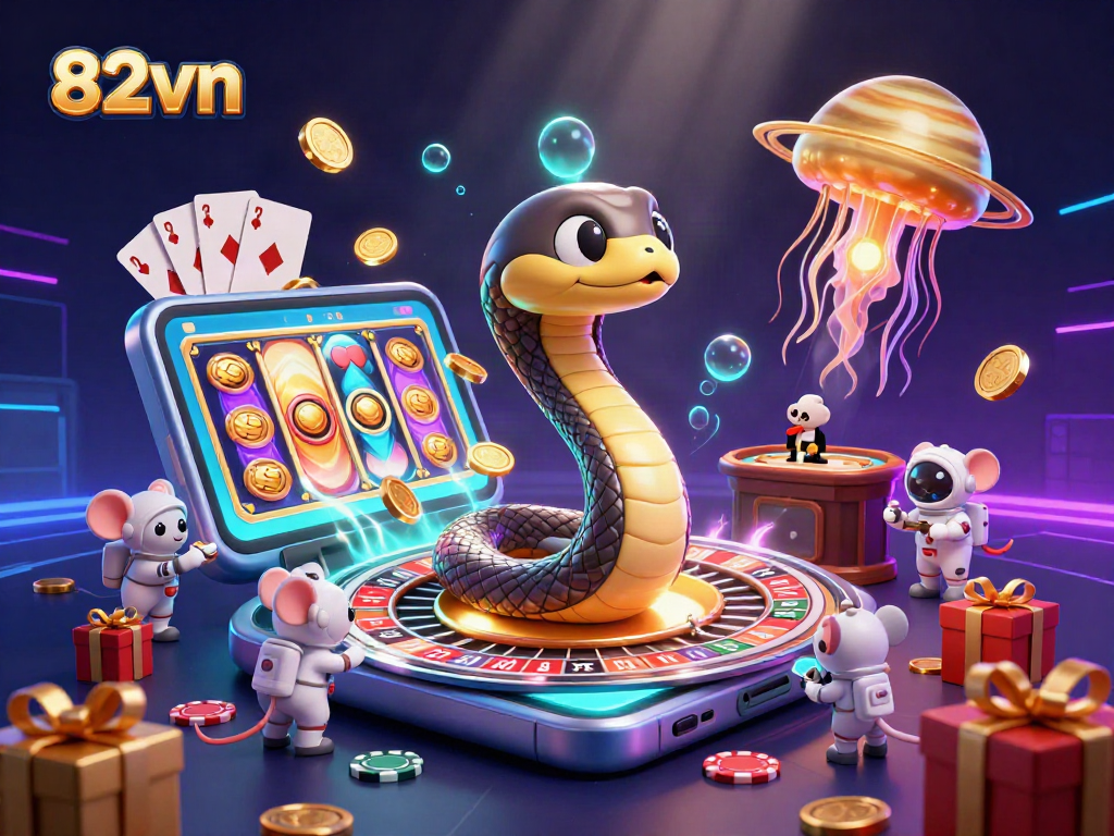 Experience thrilling betting with 82vn's captivating cosmic gambling scene.