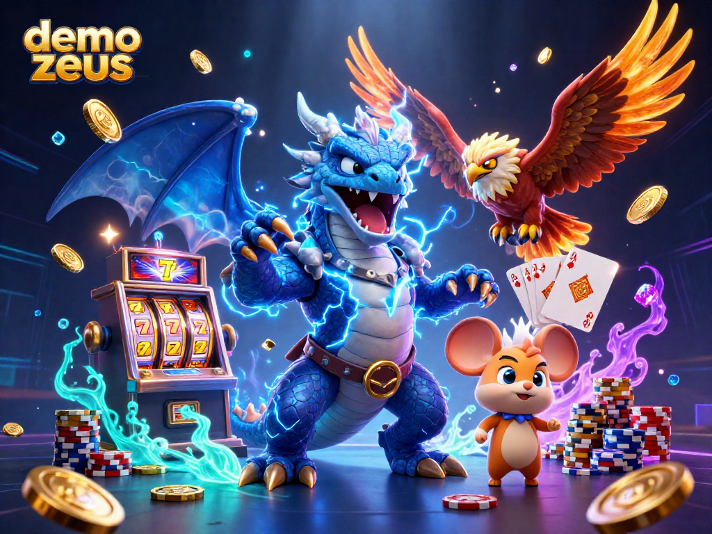 Menangkan jackpot dengan demo zeus dalam slot Plinko yang menarik bersama simbol berkilauan.