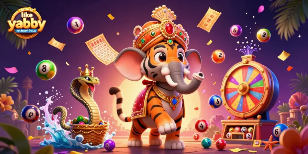 Experience casinos like yabby casino no deposit bonus with vibrant 3D casino-themed characters and elements.