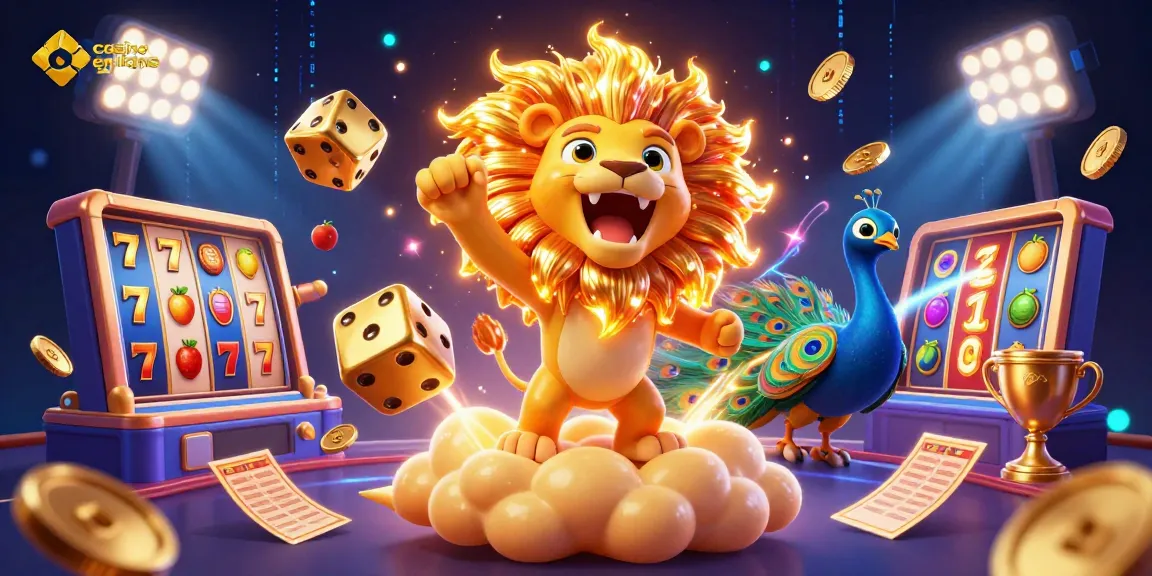 Faites levier sur vos gains avec cette illustration dynamique de casino en ligne.