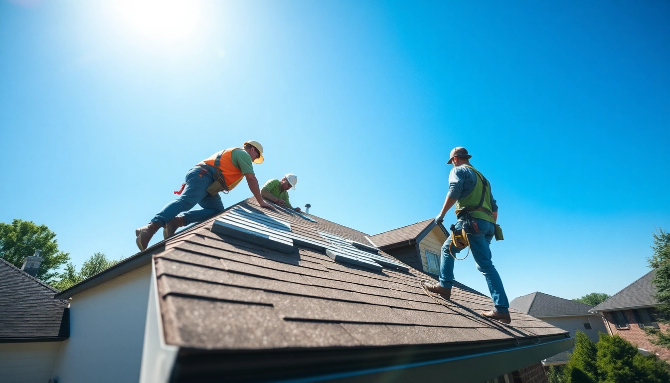Expert roofing team in Twinsburg, Ohio, showcasing quality roof repair services.