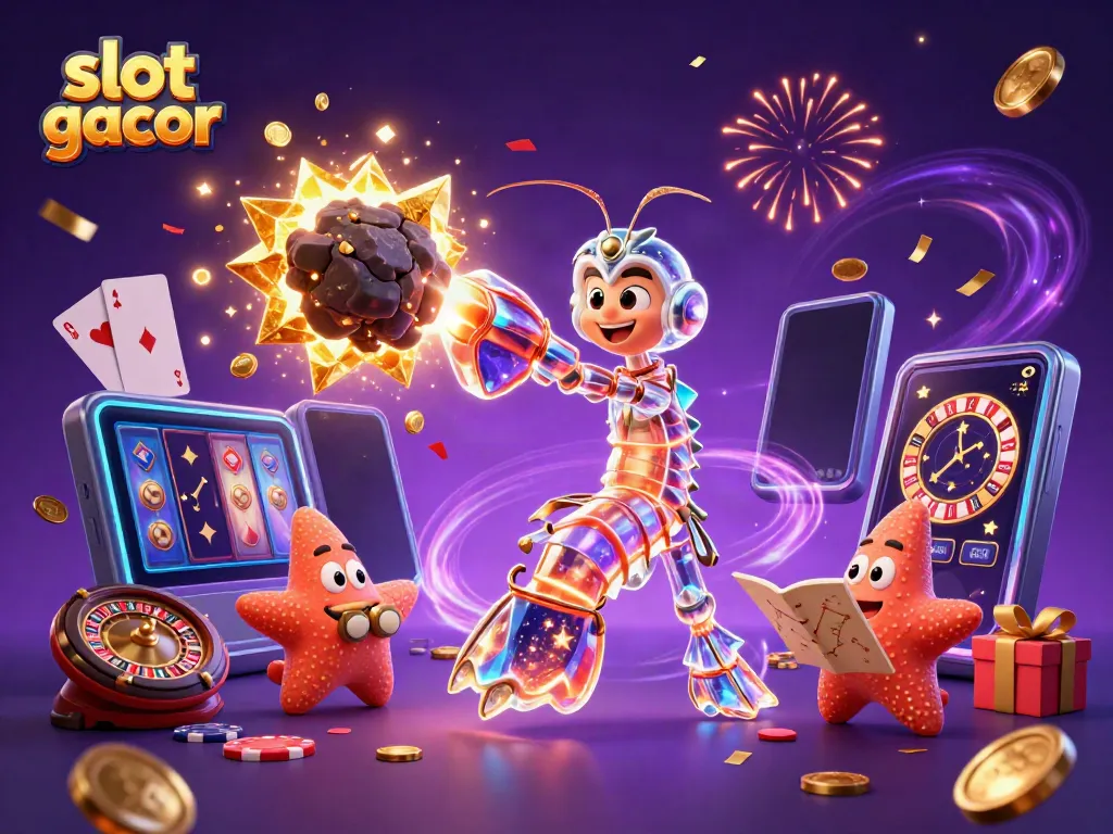 Bermain slot gacor dengan menyenangkan di sekeliling karakter lucu yang mengeksplorasi dunia luar angkasa.