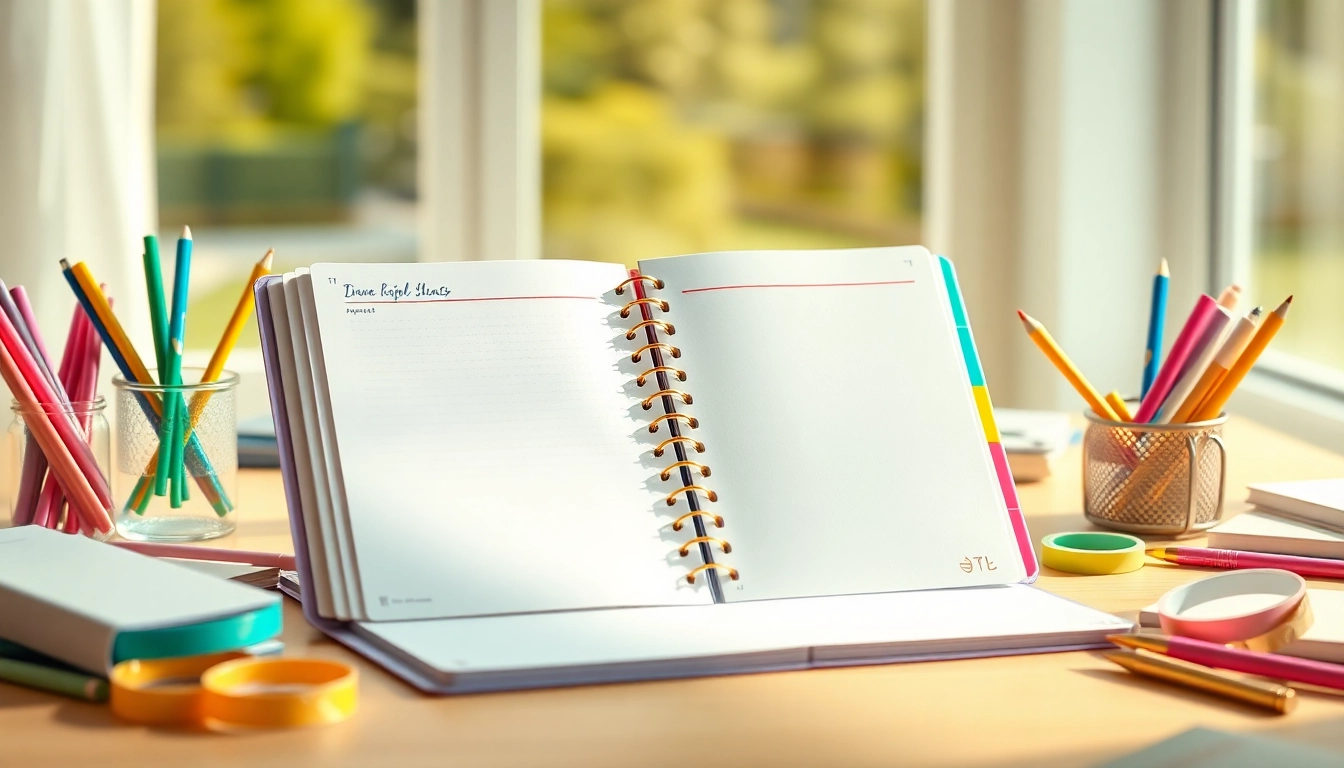 Create Your Perfect Planner in a beautifully designed workspace, showcasing creativity and organization tools.