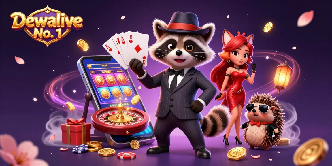 Dewalive No. 1 showcases charismatic characters in vibrant casino action, embodying thrilling gambling experiences.