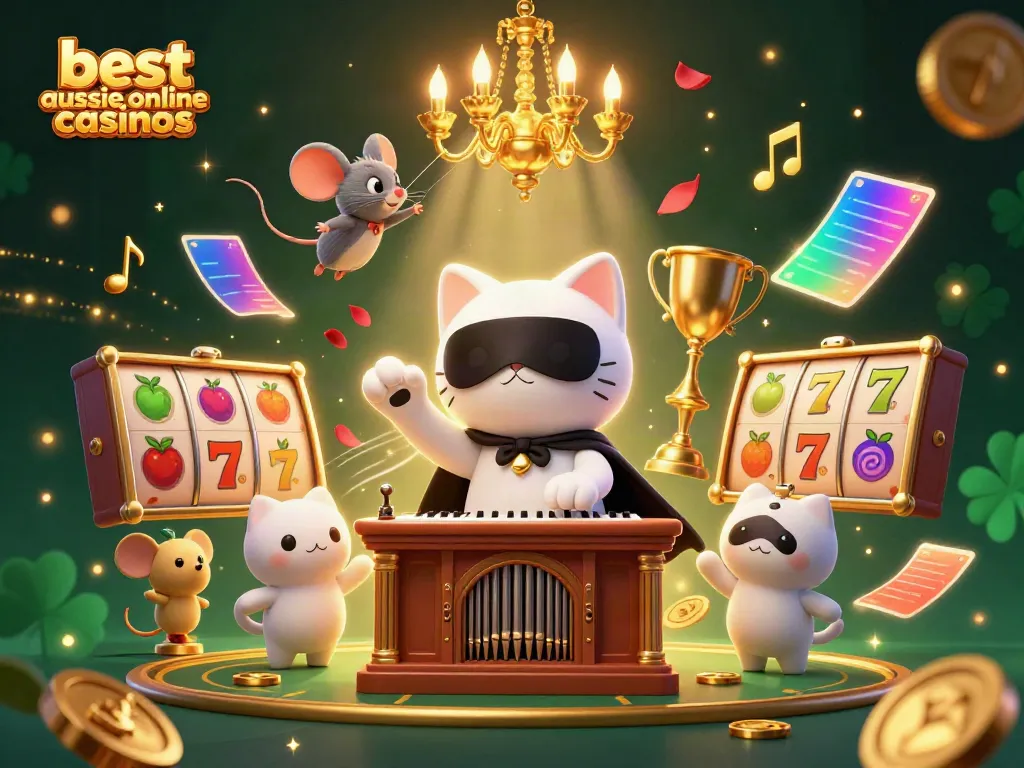 Experience the excitement at the best aussie online casinos with vibrant gaming elements and dynamic characters.