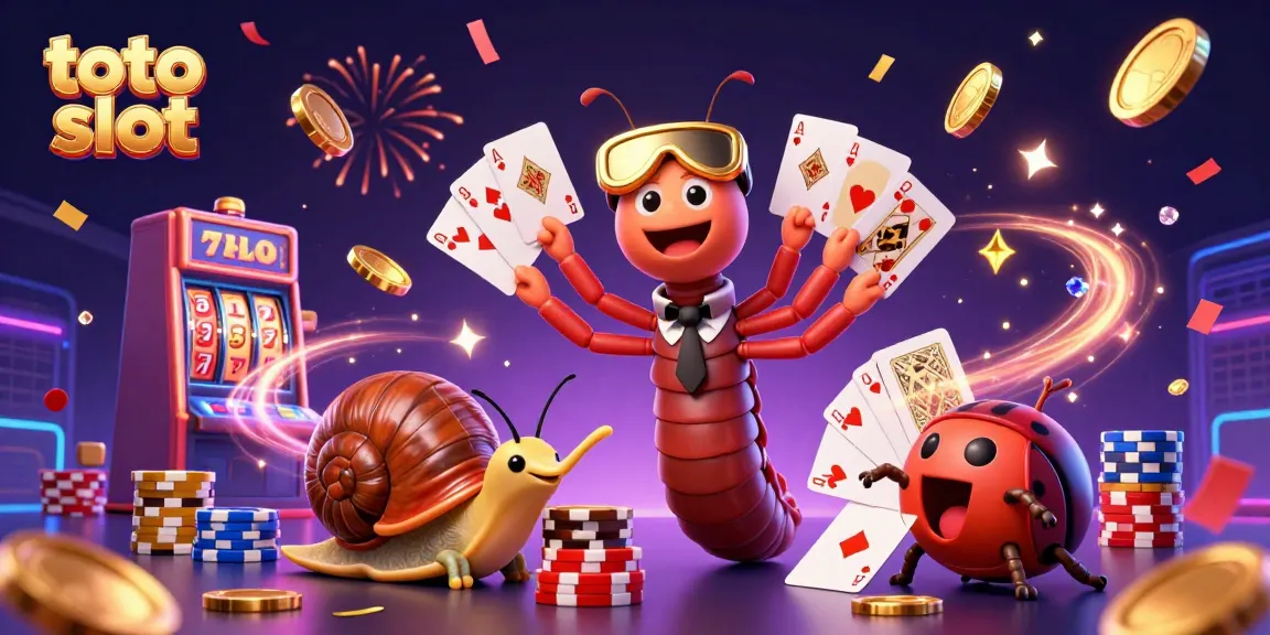 Experience thrilling toto slot gameplay with animated characters celebrating jackpots, coins, and vibrant colors.