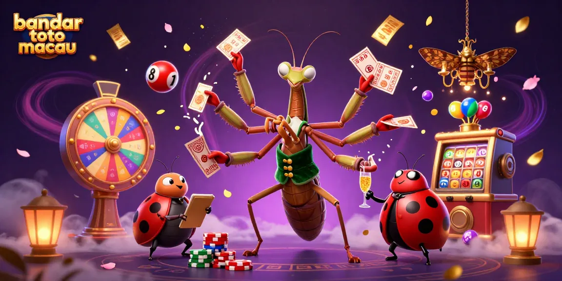 Experience thrilling excitement at bandar toto macau with colorful lottery balls and dynamic gaming elements.