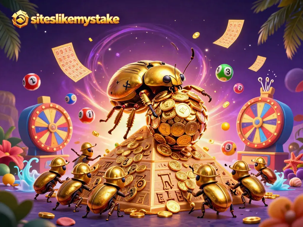 Engaging the magic of siteslikemystake through a vibrant lotto scene full of dynamic elements.