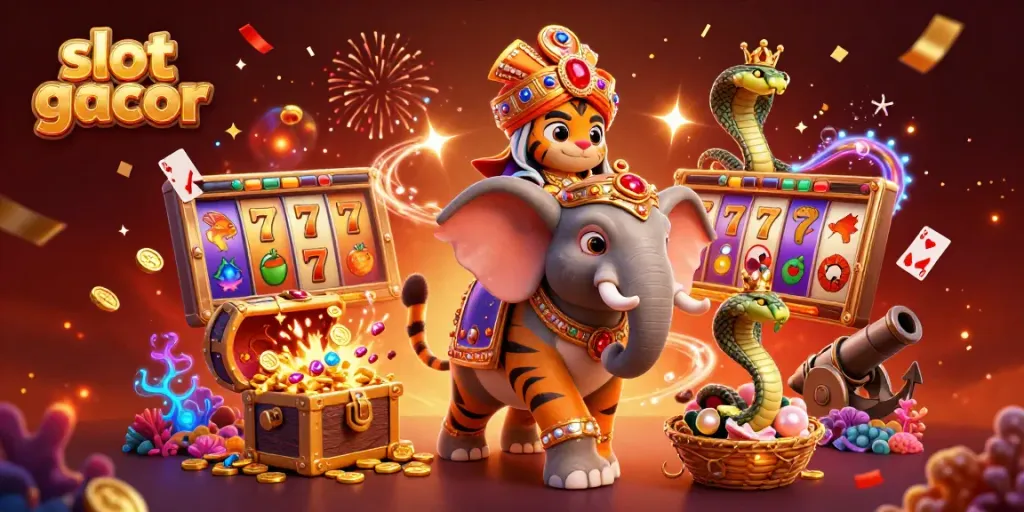 Explore the thrilling slot gacor experience with dynamic characters and vibrant gaming elements