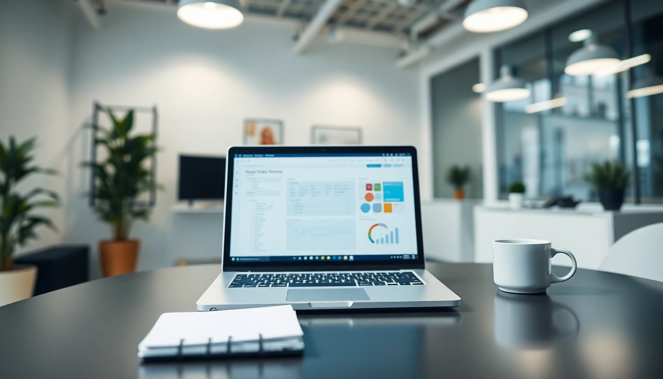 展示WPS 下载 Office 下载软件界面的现代办公室场景