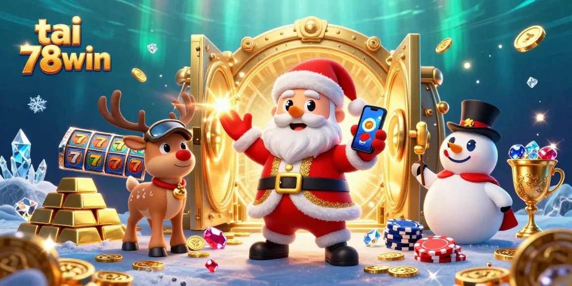 Win big at tai 78win with exciting jackpot slots featured in this vibrant 3D casino scene.