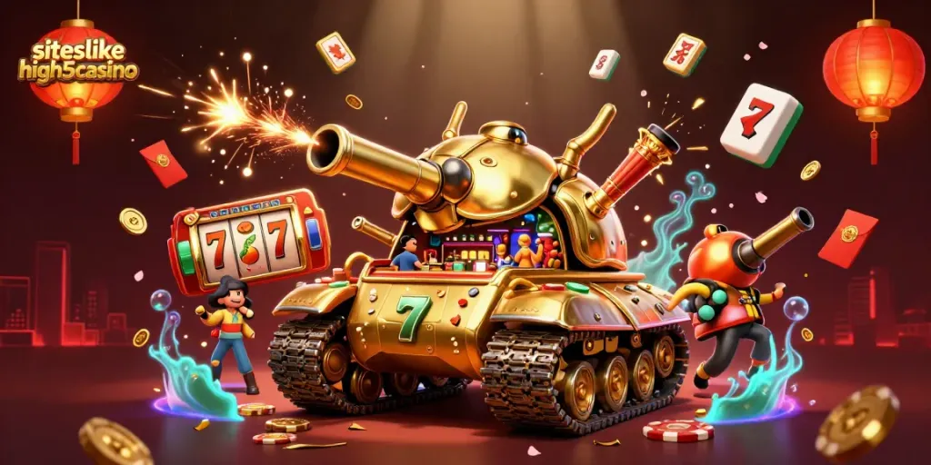 Play games at siteslikehigh5casino with golden jackpots and vibrant slot machines.