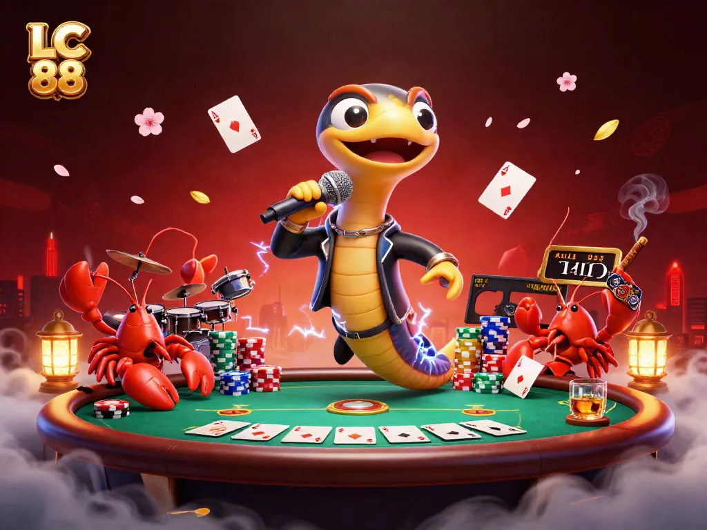Experience thrilling gameplay at LC 88 with vibrant underwater casino characters and elements.