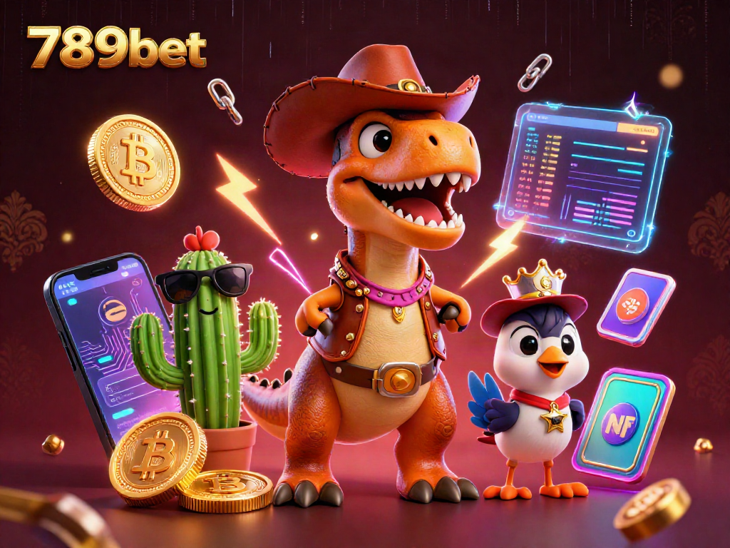 Engage with 789bet's thrilling casino adventure featuring T-Rex and crypto elements.