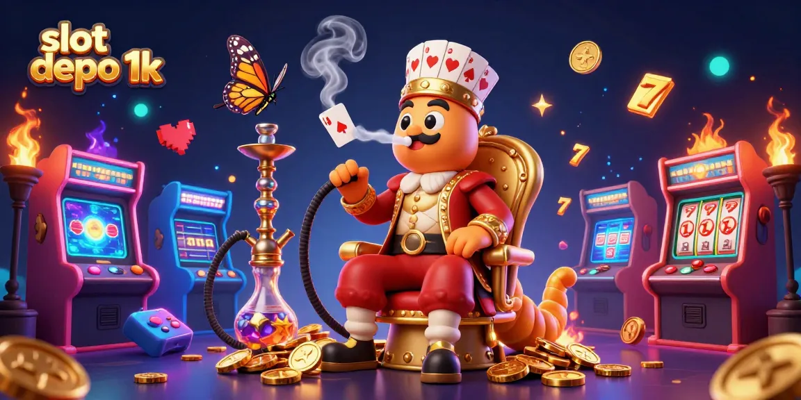 Experience thrilling slot depo 1k action with vibrant gaming elements and characters in 3D.