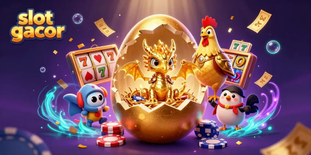 Experience thrilling wins with slot gacor featuring a royal dragon in a vibrant casino world.