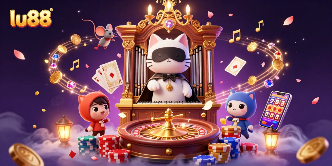 Experience thrilling gameplay at lu88 with vibrant slots, roulette, and festive elements.