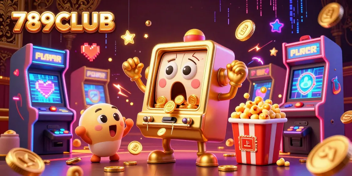 Experience the excitement at 789CLUB with vibrant slot machines hitting jackpots and colorful games.