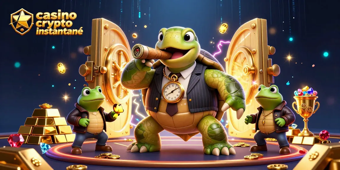 Plongez dans le monde captivant du casino crypto retrait instantané avec cette illustration vibrante et riche en détails.