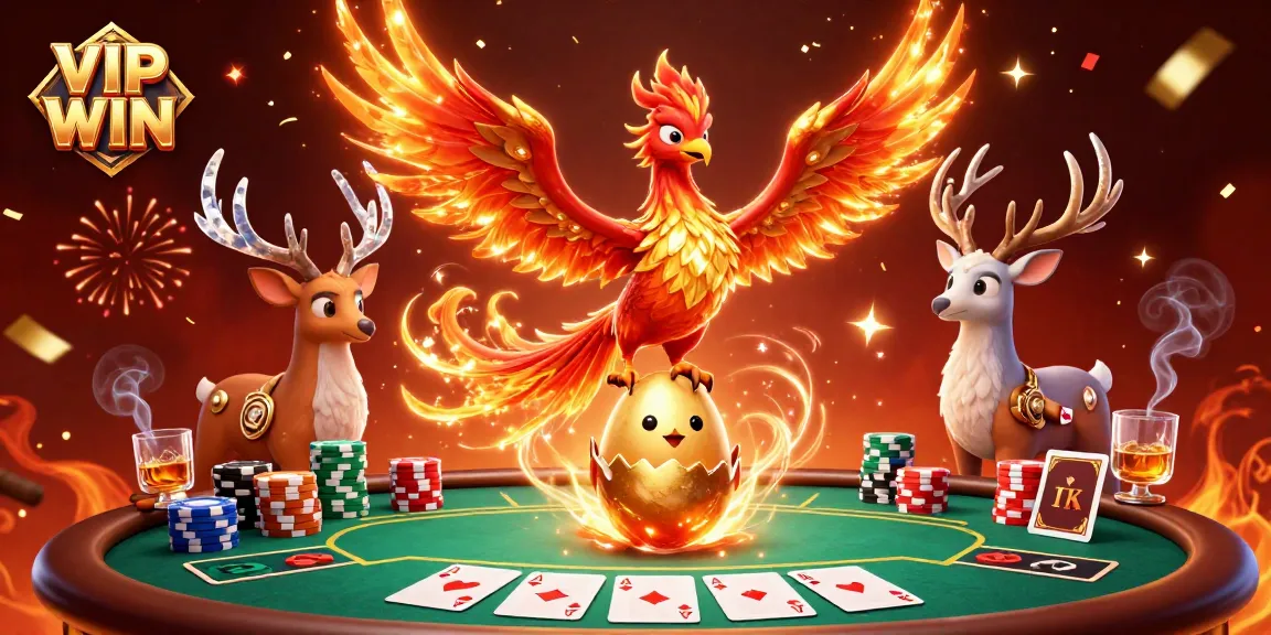 Experience the thrill of winning at VIP WIN with dynamic poker action and dazzling casino elements.