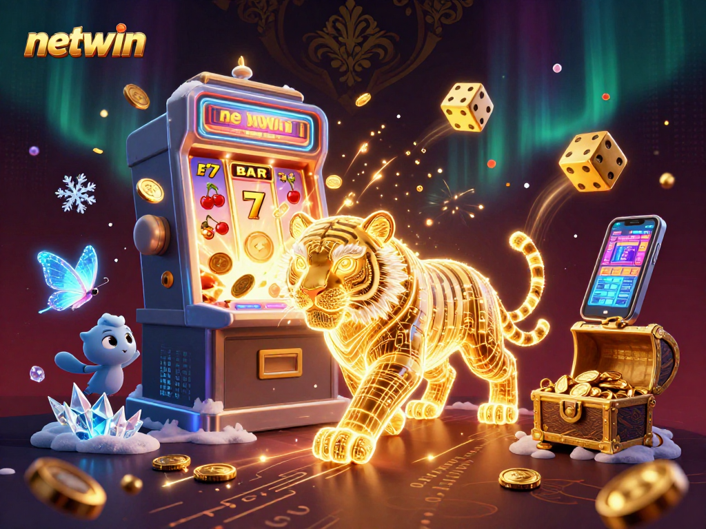 Experience thrilling wins at Netwin with a vibrant digital casino scene bursting with action.