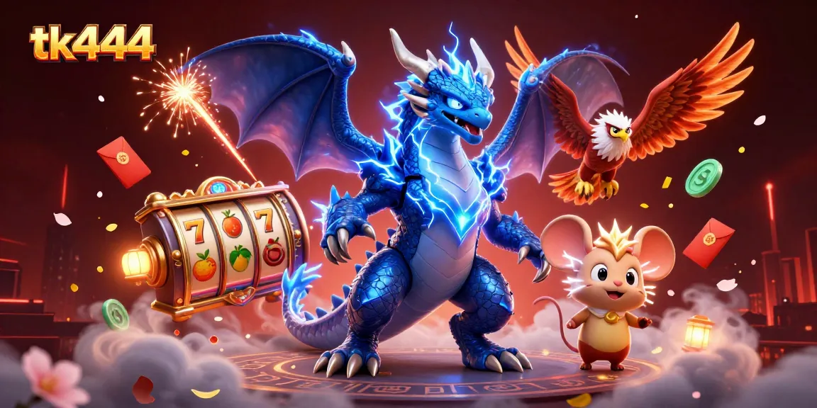 Experience thrilling wins with tk444's dynamic casino adventures featuring vivid 3D characters.