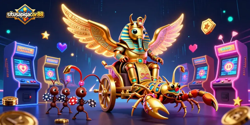 Experience gaming thrills at situsapigacor88 with majestic symbols and vibrant characters.