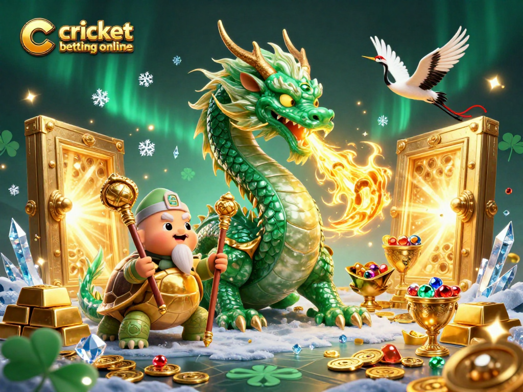 Engage in cricket betting online with our vibrant casino scene featuring dynamic characters and rich gambling elements.