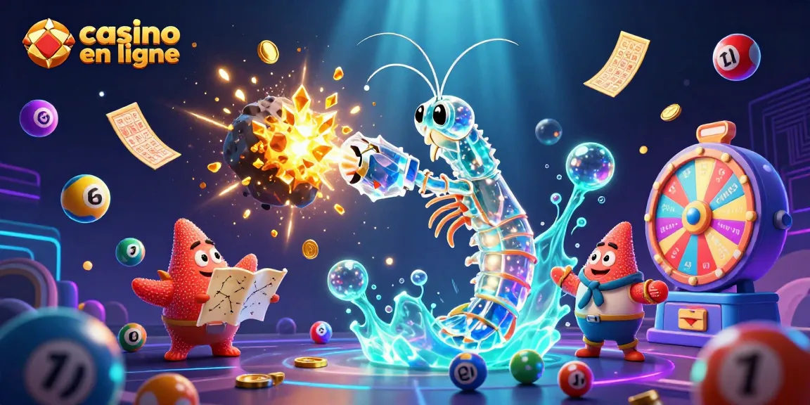 Amusez-vous au casino en ligne avec des illustrations vibrantes et immersives de jeux de loterie et de bingo.