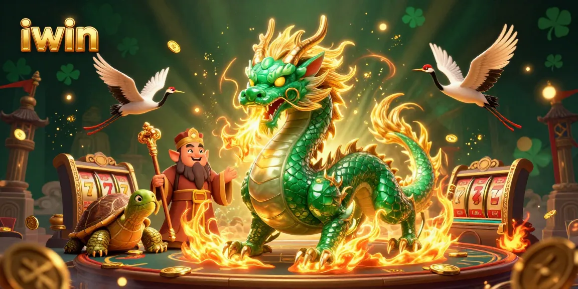 Experience thrilling play at iwin with a vibrant 3D casino illustration featuring enchanting characters.