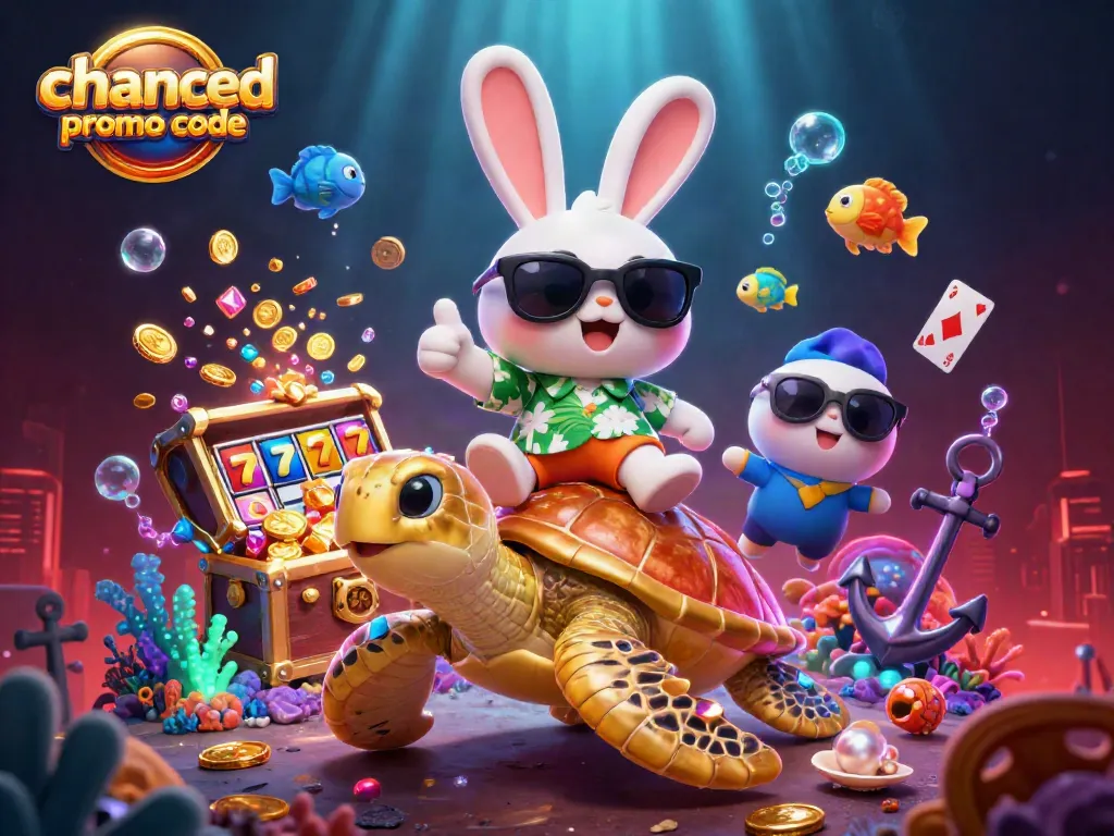 Engage with Chanced promo code to access exciting casino bonuses and rewards with thrilling 3D illustration.