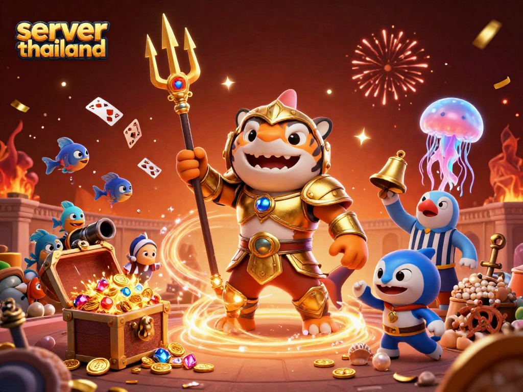 Engage with the thrilling world of server thailand through this vibrant underwater casino scene.