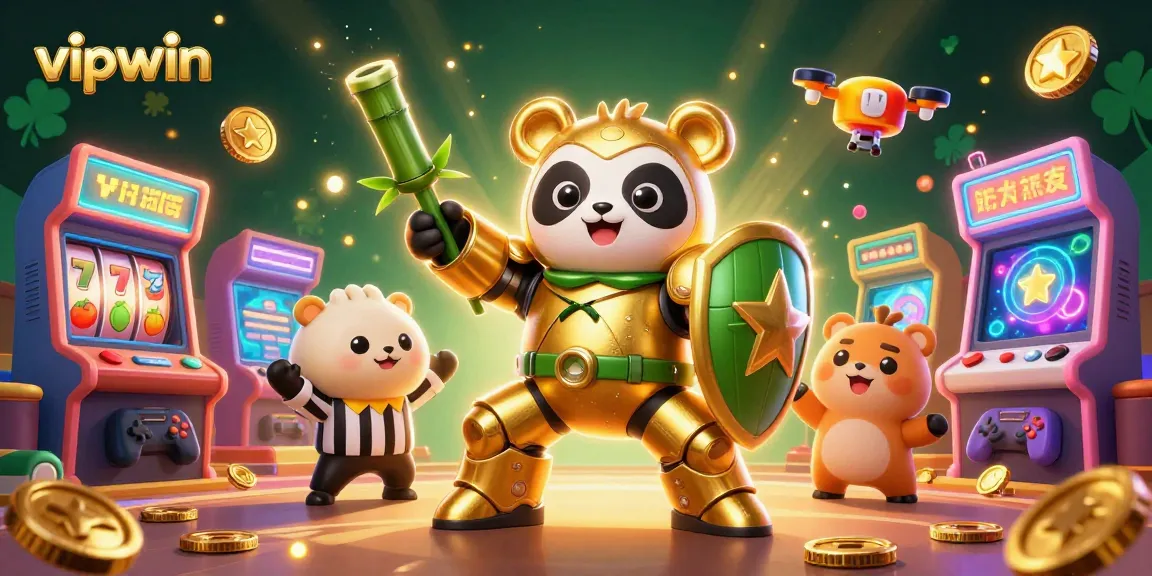 Engage in thrilling gameplay at vipwin with a vibrant 3D casino illustration showcasing dynamic game elements.