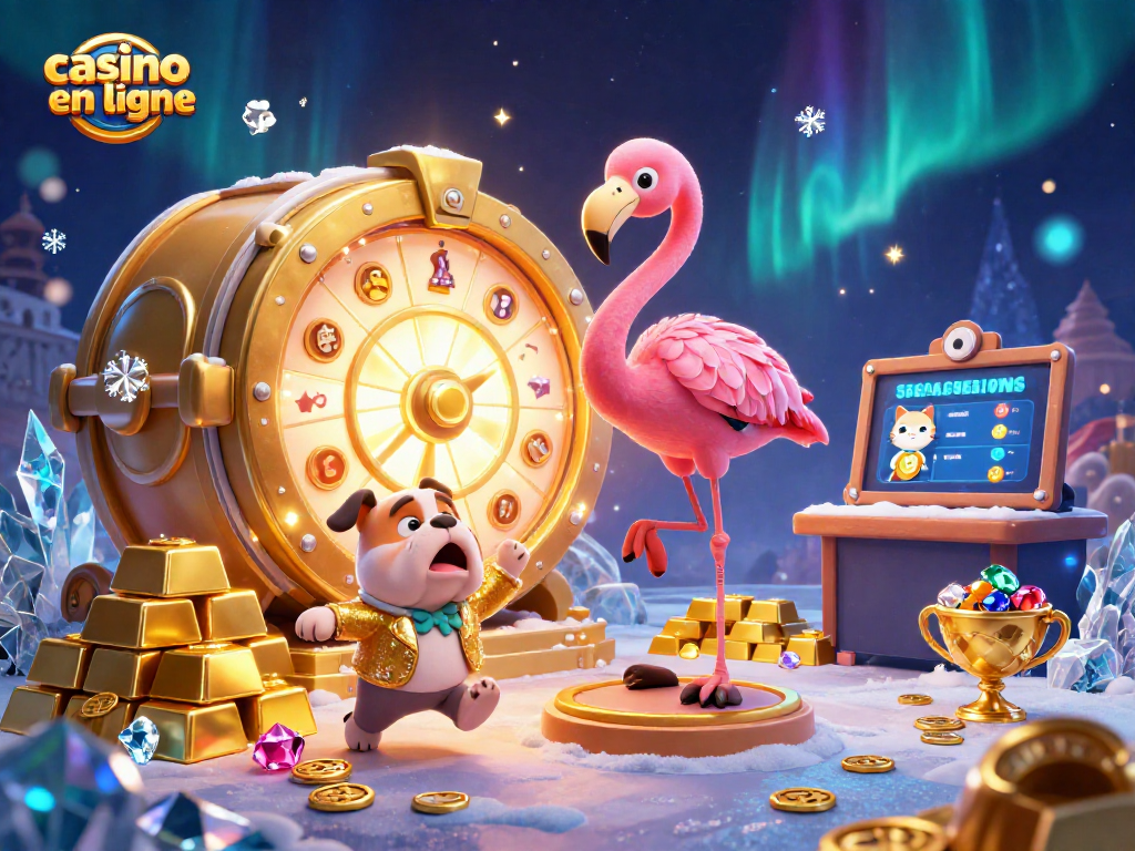 Découvrez des jeux captivants sur casino en ligne avec un hôte de jeu animé et des trésors scintillants.