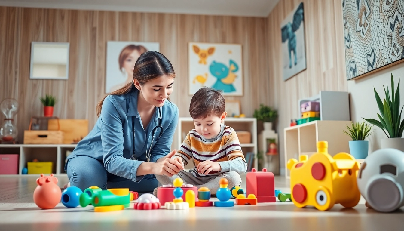 Providing autism help in a compassionate therapy setting with engaging activities.