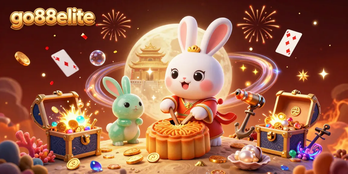 Experience thrilling gameplay with go88elite while indulging in vibrant moon folklore and casino elements.