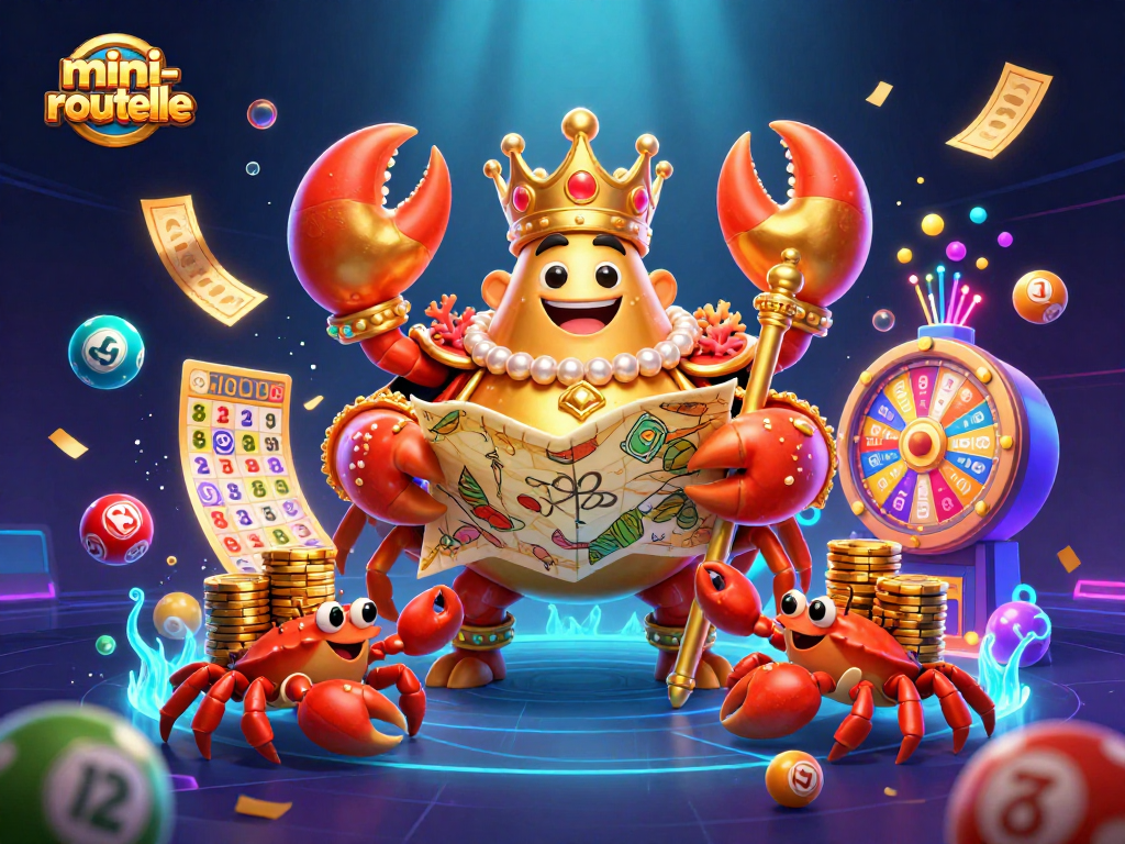 Experience the excitement of mini-roulette with vibrant characters and dynamic casino elements.