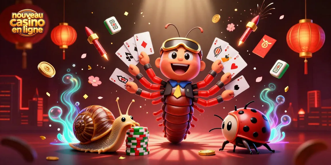 Découvrez un nouveau casino en ligne avec un croupier millipède et des éléments de jeu fascinants